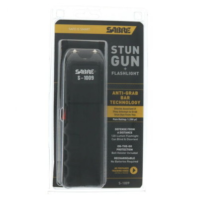 Stun Gun Bright Flashlight Rechargeable Shock Self-Defense ~ NEW, Ebay, 