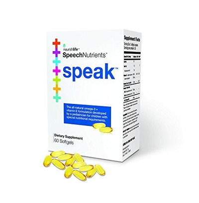 Nourishlife (Speech Nutrients) speak - 60 Softgels, Amazon, 