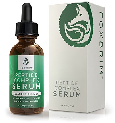 Peptide Complex Serum - BEST Anti Aging Serum - Anti Wrinkle Skin Care - Advanced Delivery - Facial Skin Care - Natural & Organic - Plump, Smooth and Even Skin - For Collagen Production & Optimal Skin Health - Amazing Guarantee 1oz, Amazon, 
