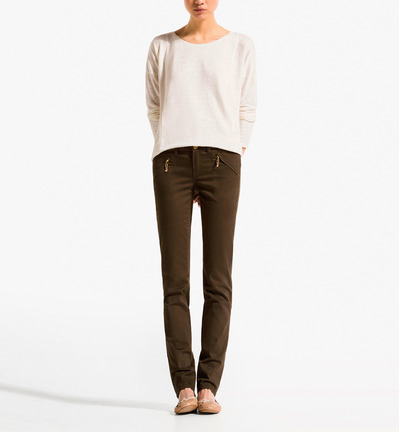 TROUSERS WITH LEATHER BRACES, MassimoDutti, 