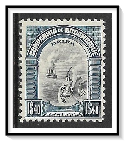 Mozambique Company #158 View Of Beira MH, HipStamp, 
