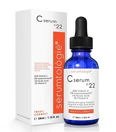 Vitamin C serum 22 by serumtologie Anti Aging - 1.15 oz, Amazon, 