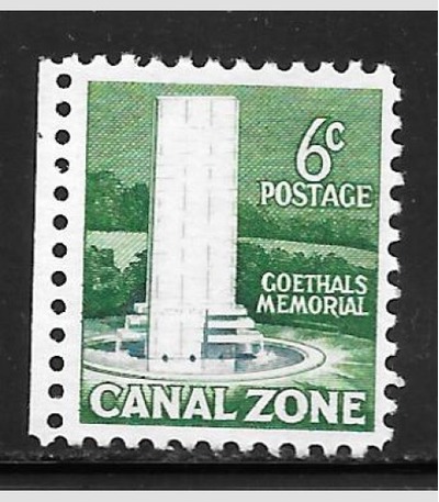 Canal Zone 158: 6c Goethals Memorial, single, MNH, F-VF, HipStamp, 