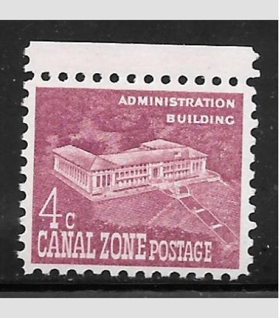Canal Zone 152: 4c Administration Building, single, MNH, F-VF, HipStamp, 