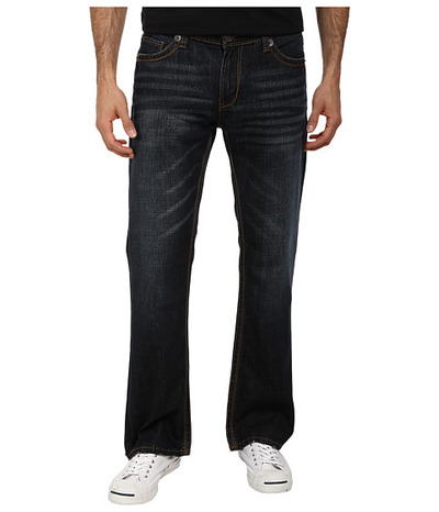 Seven7 Jeans Boot Leg Jeans with Back Flaps in Spokes, 6pm, 