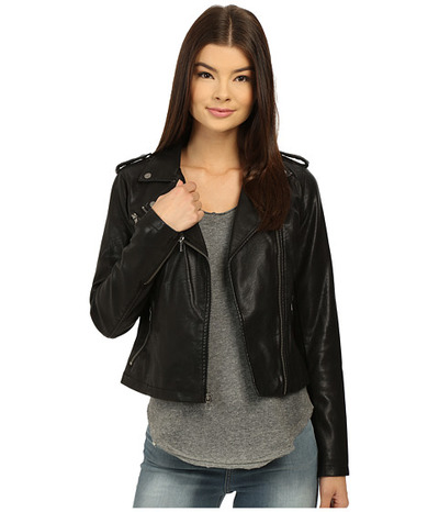 Levi's� Classic Asymmetrical Faux Leather Motorcycle Jacket, 6pm, 