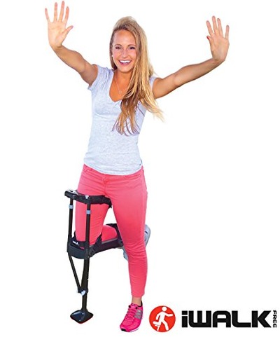iWALK2.0 Hands Free Knee Crutch - Alternative for Crutches and Knee Scooters - by iWALKFree, Amazon, 
