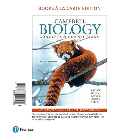 Campbell Biology: Concepts & Connections, Books a la Carte Edition (9th Edition), Amazon, 