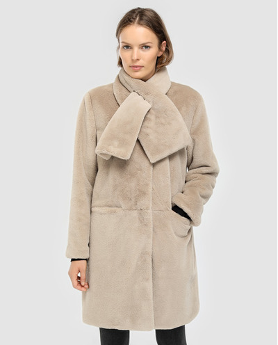 Abrigo largo de mujer Woman El Corte Inglés reversible, El-Corte-Ingles, 