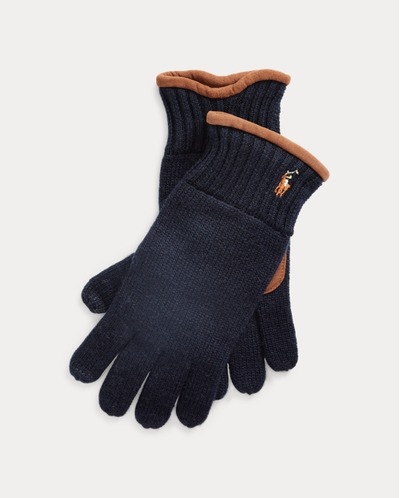 Merino Wool Gloves, RalphLauren, 