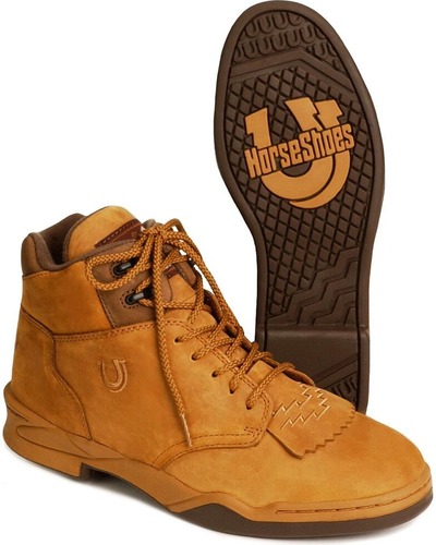 Roper Men's Amber Brown HorseShoes Classic Original Boots, Sheplers, 