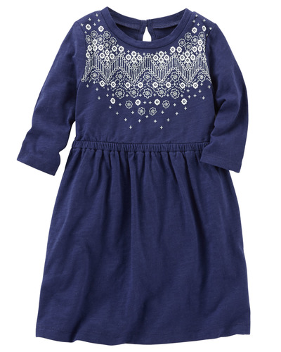 Embellished Indigo Dress , Carters, 