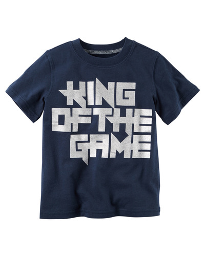Toddler Boy King Of The Game Metallic Graphic Tee | Carters.com, Carters, 