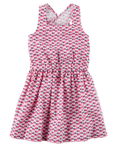 Toddler Girl Geo Print Linen Dress | Carters.com, Carters, 