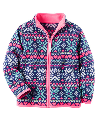 Toddler Girl Zip-Up Fleece Jacket | Carters.com, Carters, США