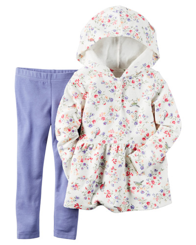 Toddler Girl 2-Piece French Terry Hoodie & Legging Set | Carters.com, Carters, 