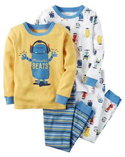 Toddler Boy 4-Piece Snug Fit Cotton PJs | Carters.com, Carters, 