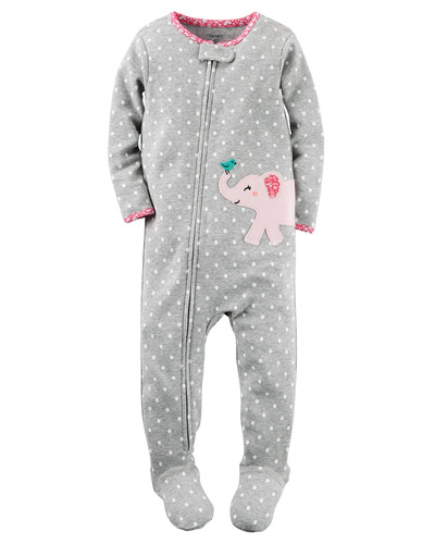 Baby Girl 1-Piece Snug Fit Cotton PJs | Carters.com, Carters, 