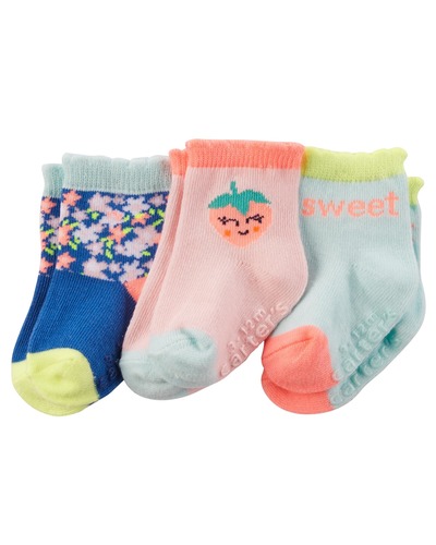 Baby Girl 3-Pack Crew Socks | Carters.com, Carters, 