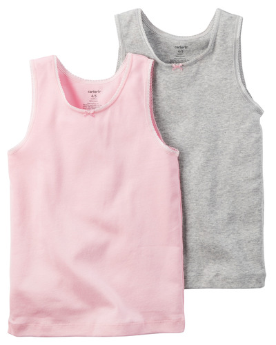 Toddler Girl 2-Pack Cotton Undershirts | Carters.com, Carters, 