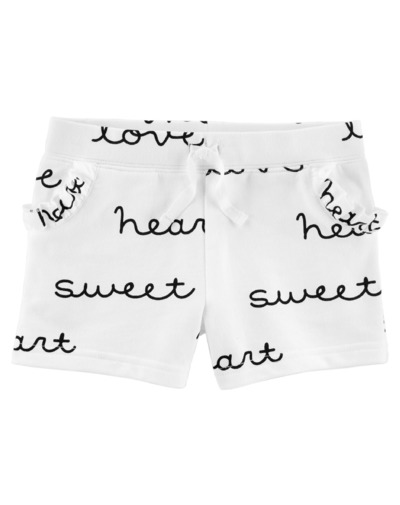 Toddler Girl Pull-On Sweet Heart Love Shorts | Carters.com, Carters, США