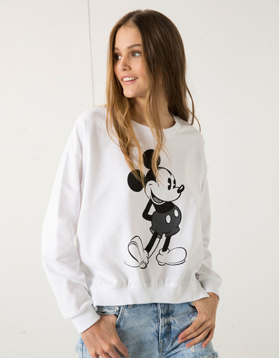 Bershka oversize Mickey sweatshirt, Bershka, 