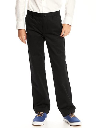 Flat-Front Straight Uniform Khakis for Boys, OldNavy, 