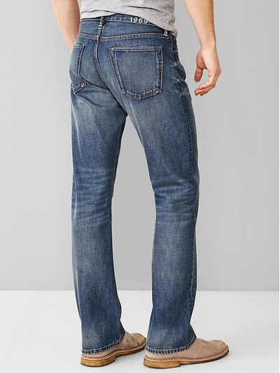 1969 boot fit jeans (medium authentic wash), GAP, 