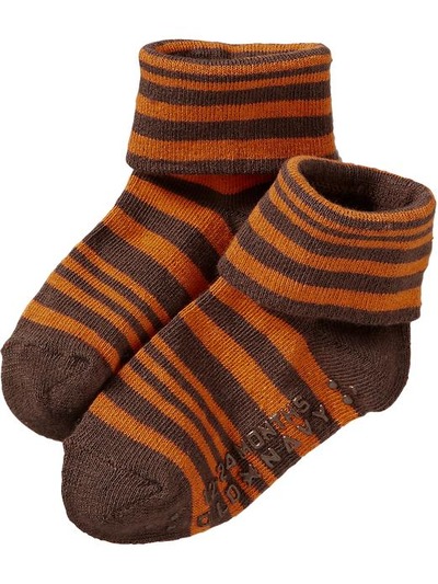 Printed Turn-Cuff Socks for Baby, OldNavy, 