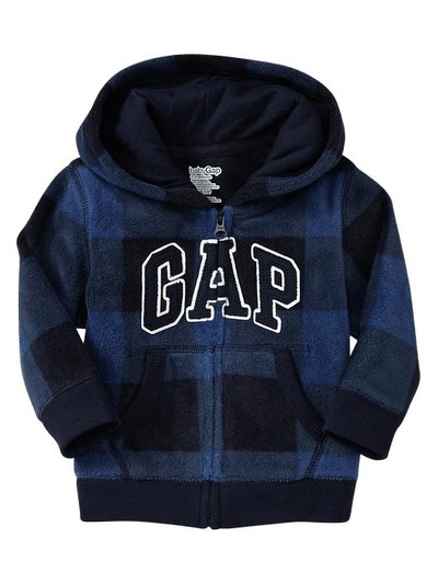 Arch logo fleece hoodie, GAP, 