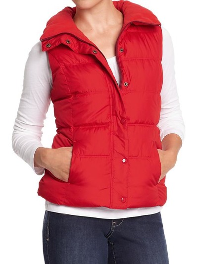 Women's Quilted Frost-Free Vests, OldNavy, 
