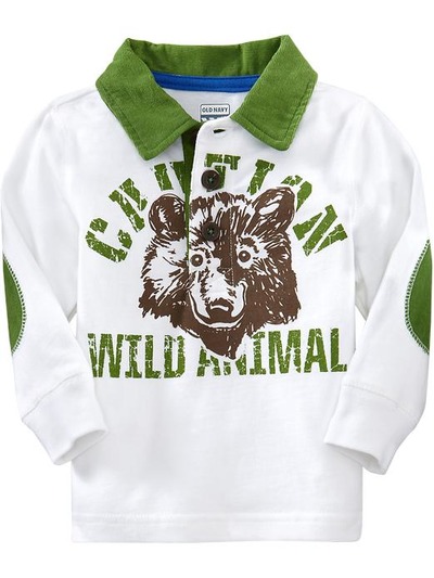 Animal-Graphic Polos for Baby, OldNavy, 