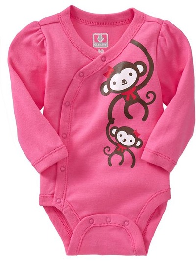 Jersey-Wrap Bodysuits for Baby, OldNavy, 