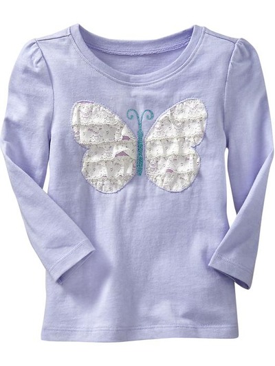 Lace-Trim Graphic Tees for Baby, OldNavy, 