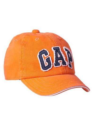Arch logo orange baseball hat, GAP, 