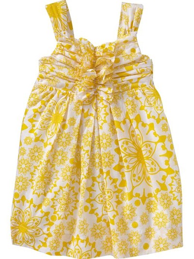 Floral-Print Poplin Dresses for Baby, OldNavy, 