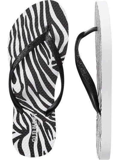 Women's Printed Flip-Flops, OldNavy, 
