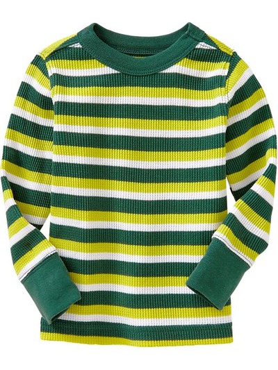 Long-Sleeved Waffle-Knit Tees for Baby, OldNavy, 