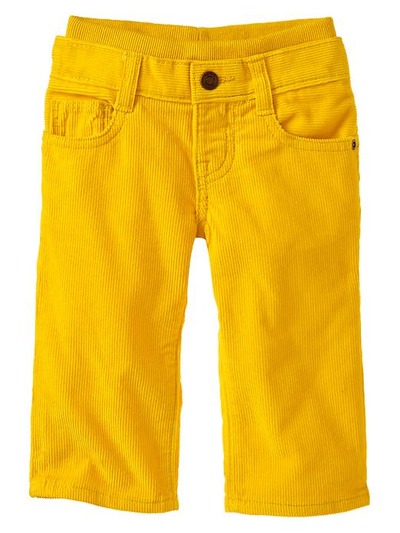 Knit-waist colored cords, GAP, 