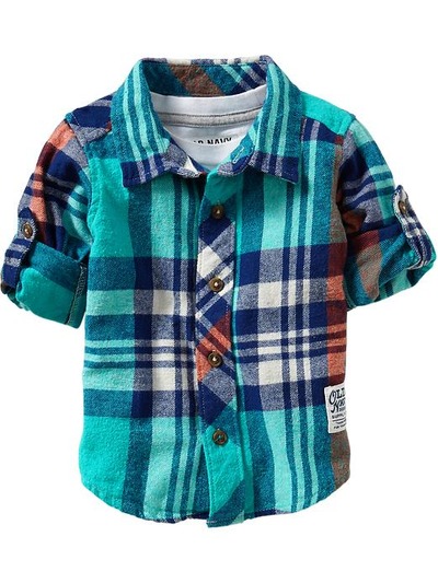 Plaid Flannel Shirts for Baby, OldNavy, 