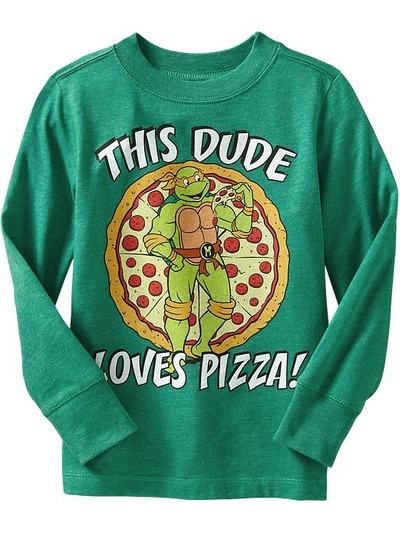 Teenage Mutant Ninja Turtles� "This Dude Loves Pizza!" Tees for Baby, OldNavy, 