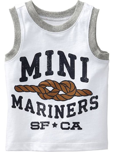 Nautical-Graphic Muscle Tees for Baby, OldNavy, 