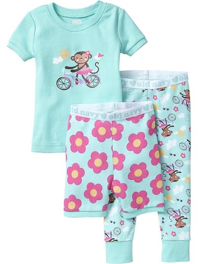 Graphic 3-Piece PJ Sets for Baby, OldNavy, 