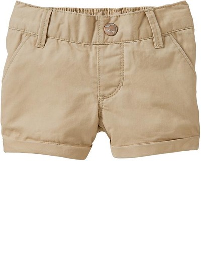 Cuffed Twill Shorts for Baby, OldNavy, 