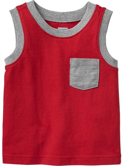 Chest-Pocket Muscle Tees for Baby, OldNavy, 