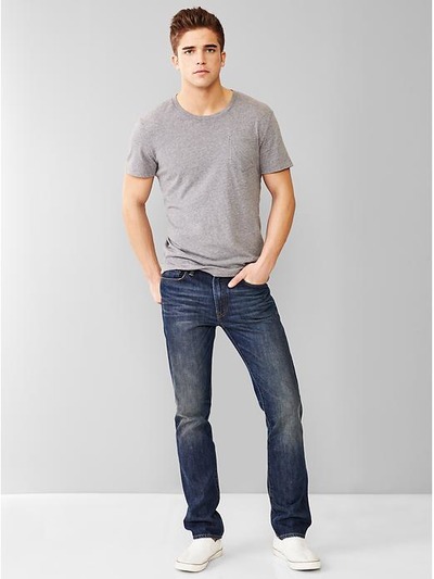 1969 straight fit jeans (vintage wash), GAP, 