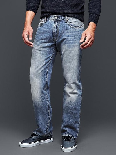 1969 standard fit jeans (cement indigo wash), GAP, 
