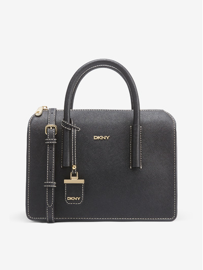 Saffiano Leather Satchel, DKNY, 