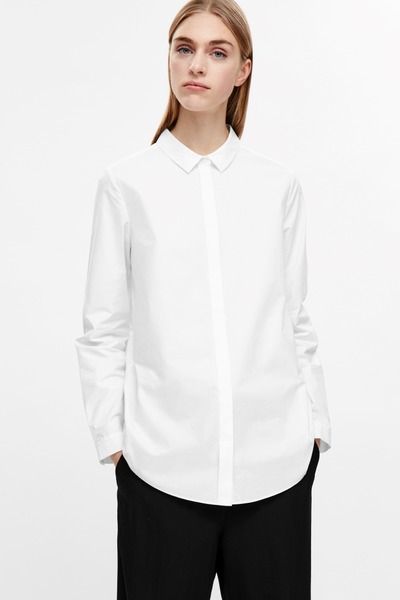 STRAIGHT-FIT COTTON SHIRT, Cosstores, 