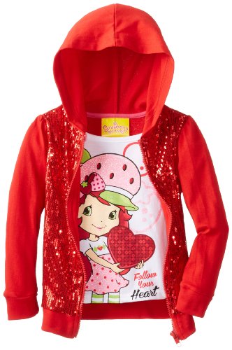 Strawberry Shortcake Little Girls' One-Piece Hoodie, Amazon, США